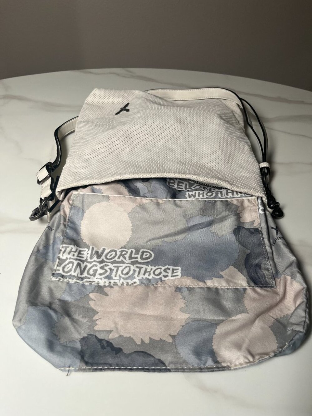 SURI FREY White Perforated Crossbody Bag - Picture 12 of 13